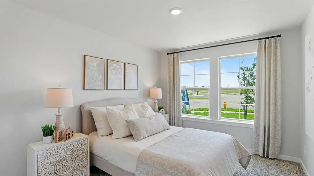 Furnished interior view inside a new home in The Lakes Northwest, Robstown (Image 13).