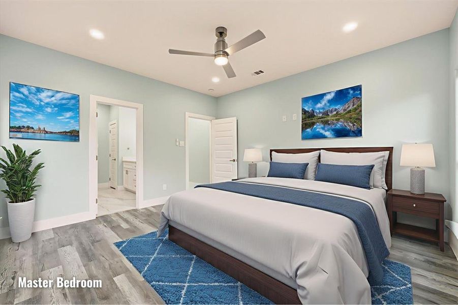 Furnished interior view inside a new home in , Dallas (Image 15). Furnished interior view inside a new home in , Dallas (Image 15).