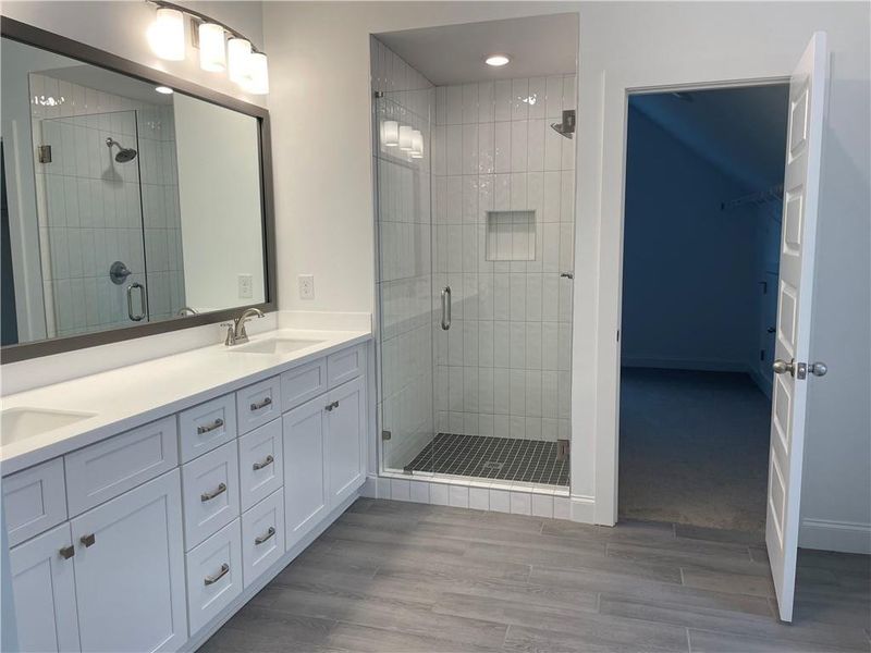 Furnished interior view inside a new home in , Marietta (Image 5).
