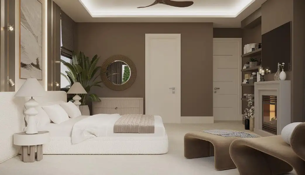 Furnished interior view inside a new home in , Jonestown (Image 24).