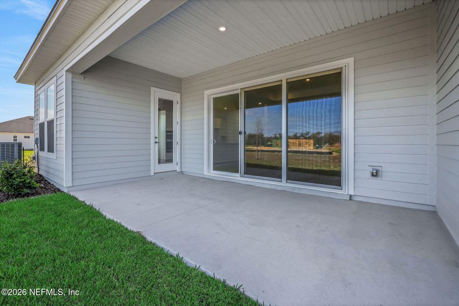 Exterior details and patio area of a home in Veranda Bay, Flagler Beach (Image 26).