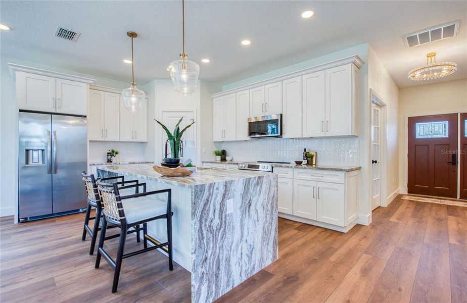 Furnished interior view inside a new home in , Palm Harbor (Image 46).