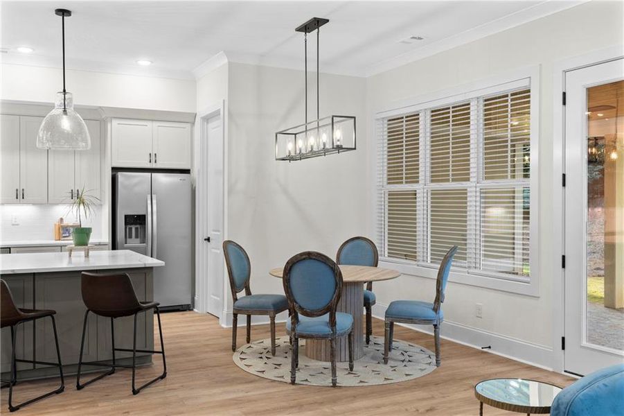 Furnished interior view inside a new home in , Milton (Image 31).