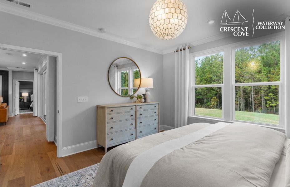 Representative furnished interior of a home built from the Stardom - Waterway Collection by Pulte Homes in Crescent Cove, Myrtle Beach (Image 23).