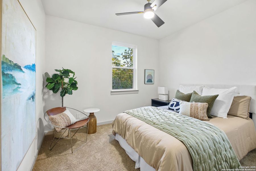 Furnished interior view inside a new home in , San Antonio (Image 37).
