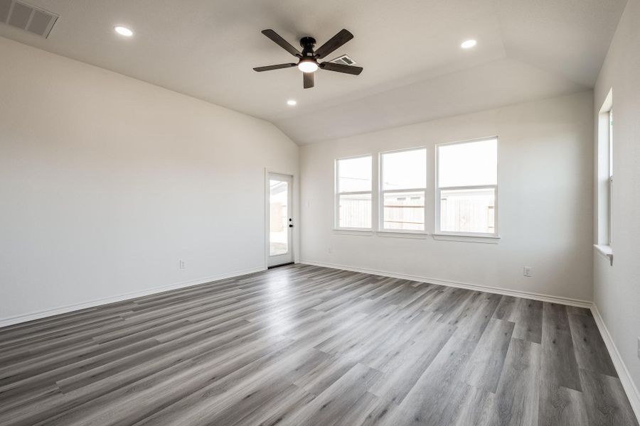 Living area view two. Living area view two.