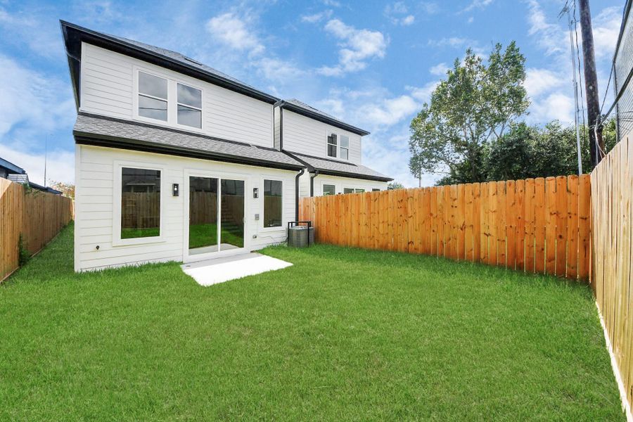 Private backyard Private backyard