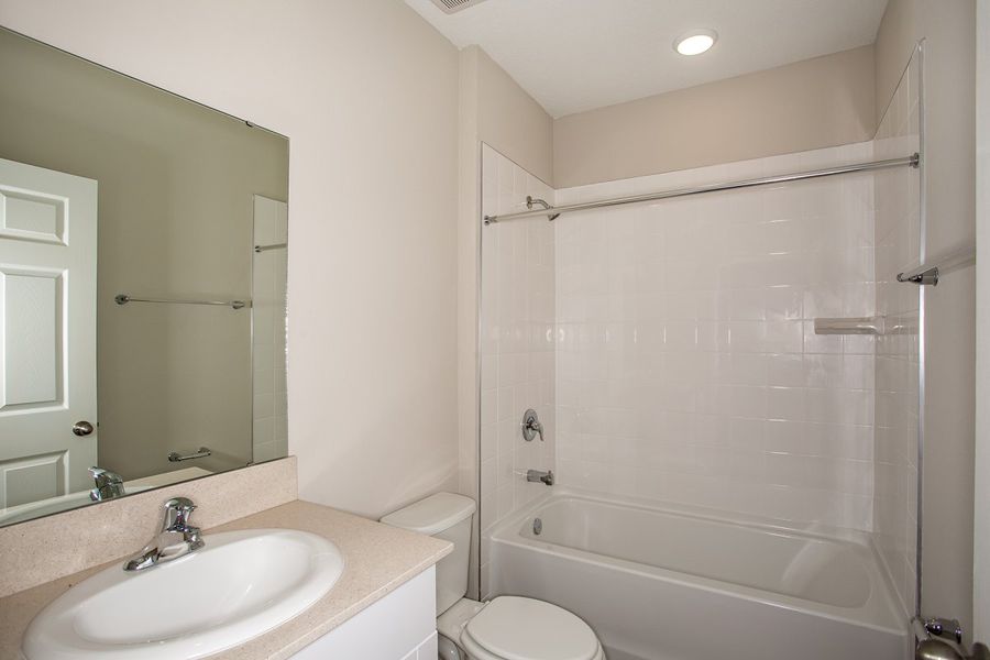 Furnished interior view inside a new home in Crosswinds, Haines City (Image 7).