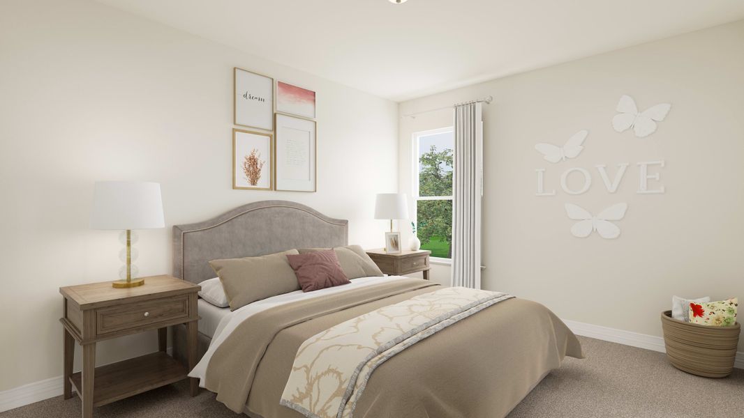 Representative furnished interior of a home built from the Lantana by Tri Pointe Homes in Mason Woods, Cypress (Image 12).