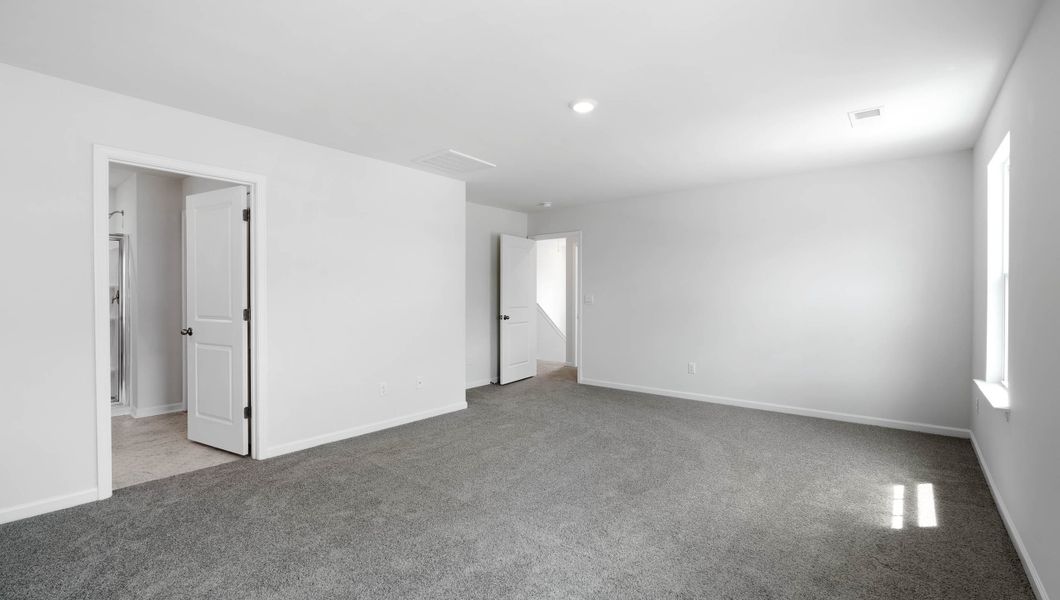 Representative unfurnished interior of a home built from the BELHAVEN by D.R. Horton in Waverly Station, Greenwood (Image 26).