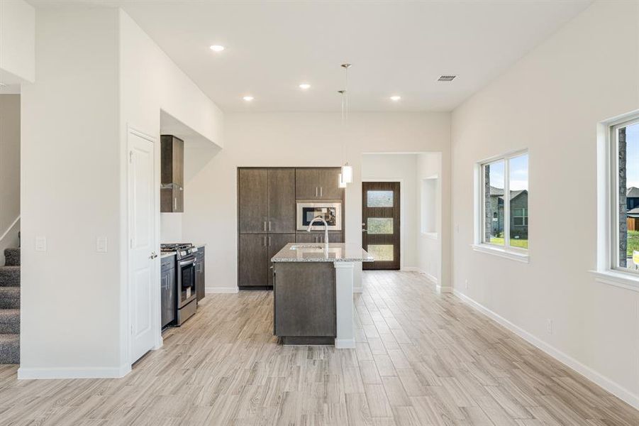 Furnished interior view inside a new home in Bear Creek Elements, Lavon (Image 13).