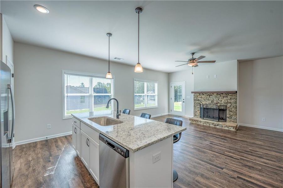 Furnished interior view inside a new home in , Lula (Image 17).