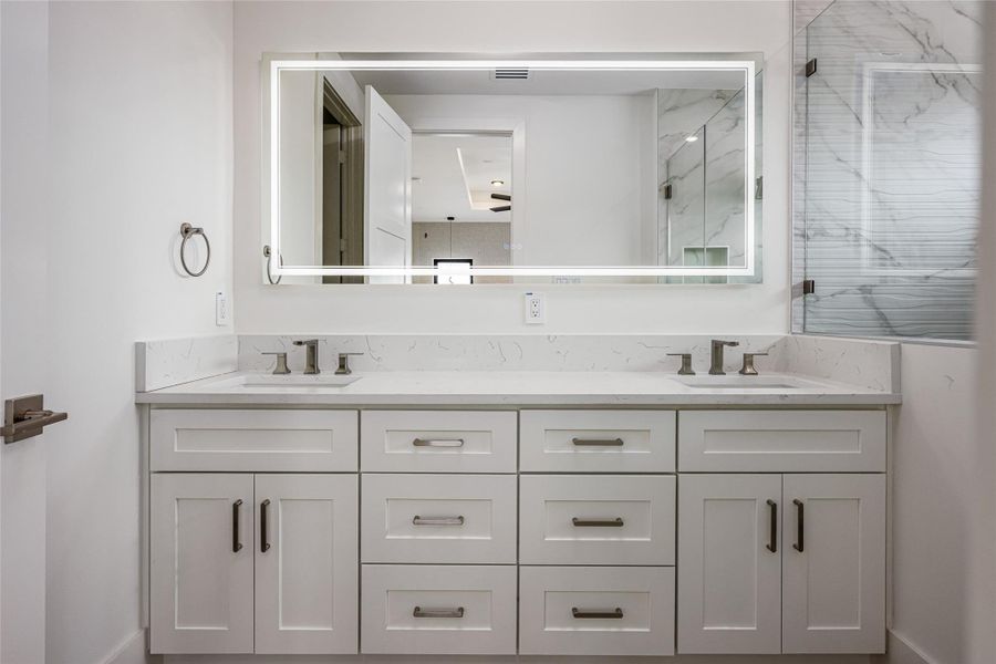 Furnished interior view inside a new home in , Stafford (Image 13).