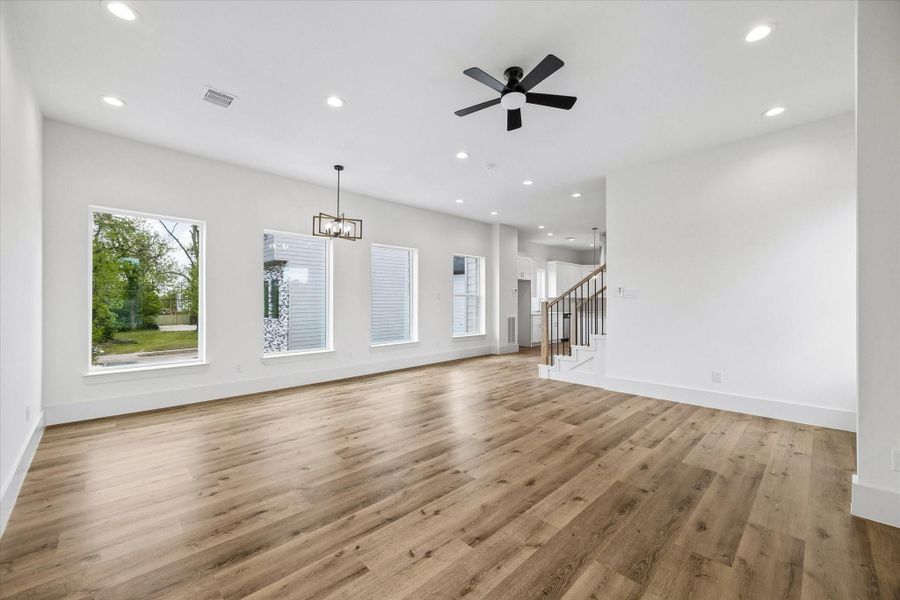 Spacious, unfurnished interior of a new home in , Houston (Image 17). Spacious, unfurnished interior of a new home in , Houston (Image 17).