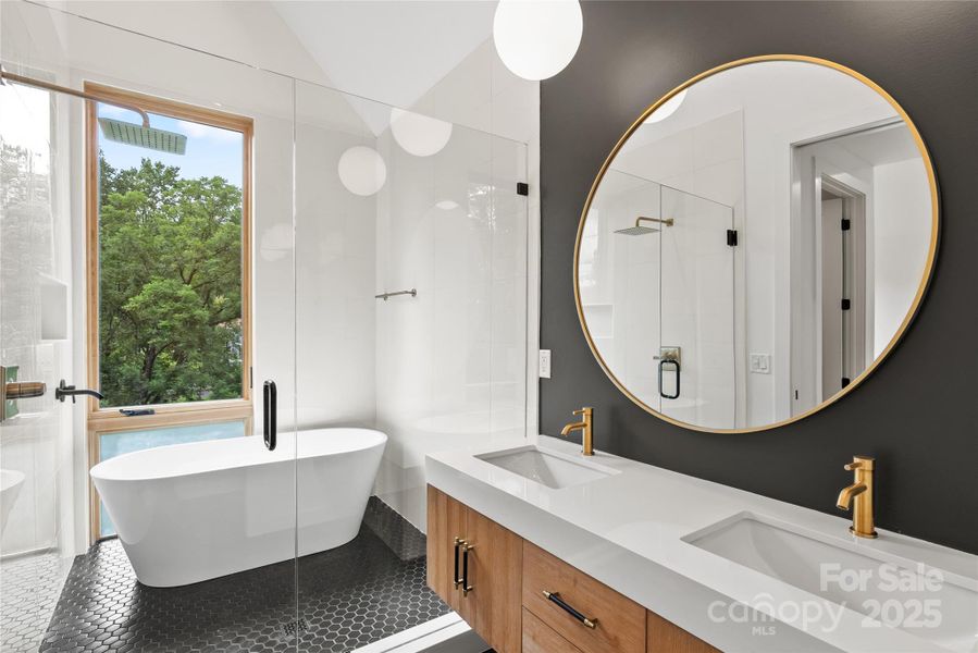 Furnished interior view inside a new home in , Asheville (Image 18).