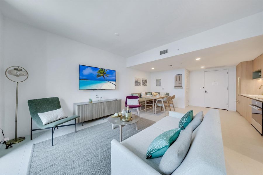 Furnished interior view inside a new home in Natiivo Miami, Miami (Image 7). Furnished interior view inside a new home in Natiivo Miami, Miami (Image 7).