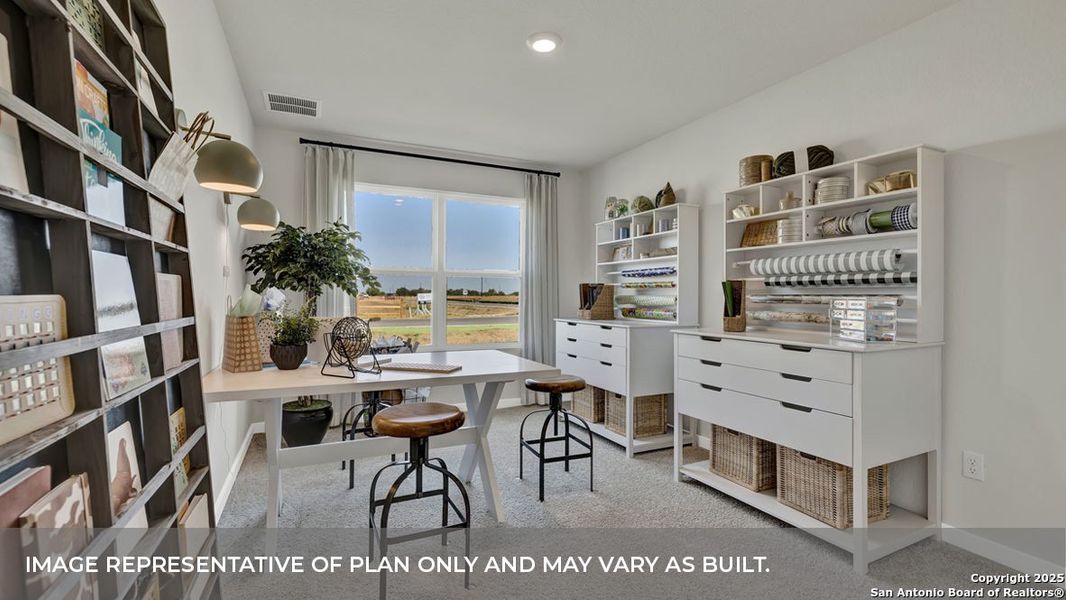 Furnished interior view inside a new home in Hartland Ranch, Lockhart (Image 7).