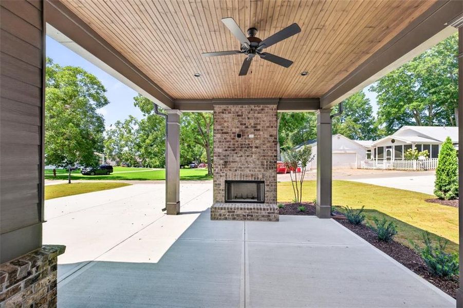 Exterior details and patio area of a home in , Flowery Branch (Image 4). Exterior details and patio area of a home in , Flowery Branch (Image 4).
