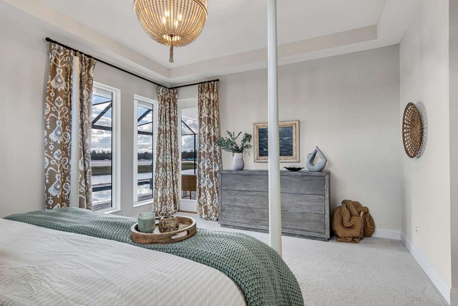 Representative furnished interior of a home built from the Kensington by Paytas Homes in The Reserve at Victoria, Deland (Image 29).