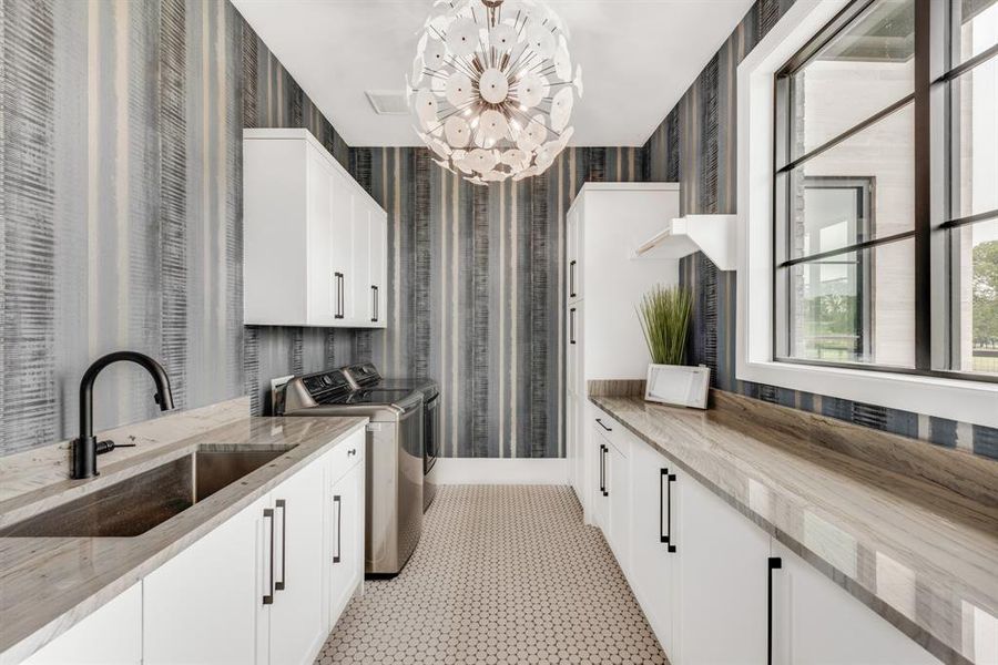 Furnished interior view inside a new home in , Flower Mound (Image 15).