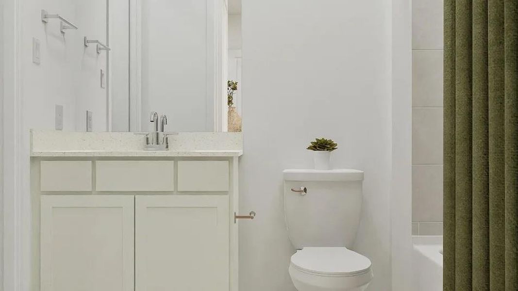 Furnished interior view inside a new home in , Hutto (Image 18).