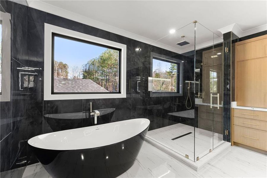 Furnished interior view inside a new home in , Hoschton (Image 17).