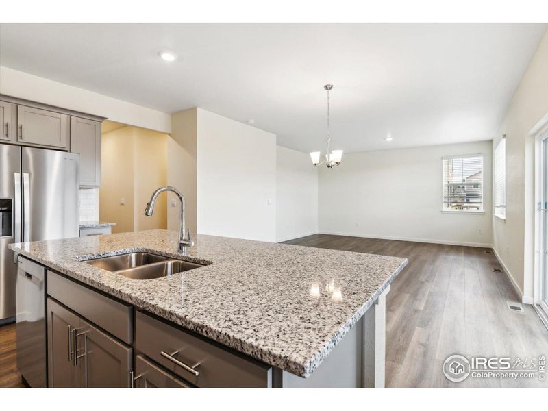 Furnished interior view inside a new home in Settlers Crossing, Commerce City (Image 6). Furnished interior view inside a new home in Settlers Crossing, Commerce City (Image 6).