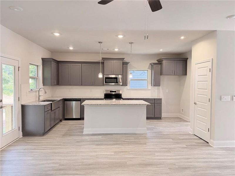 Furnished interior view inside a new home in Magnolia Villas, Cornelia (Image 5).
