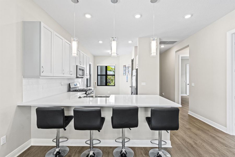 Furnished interior view inside a new home in , The Acreage (Image 7).