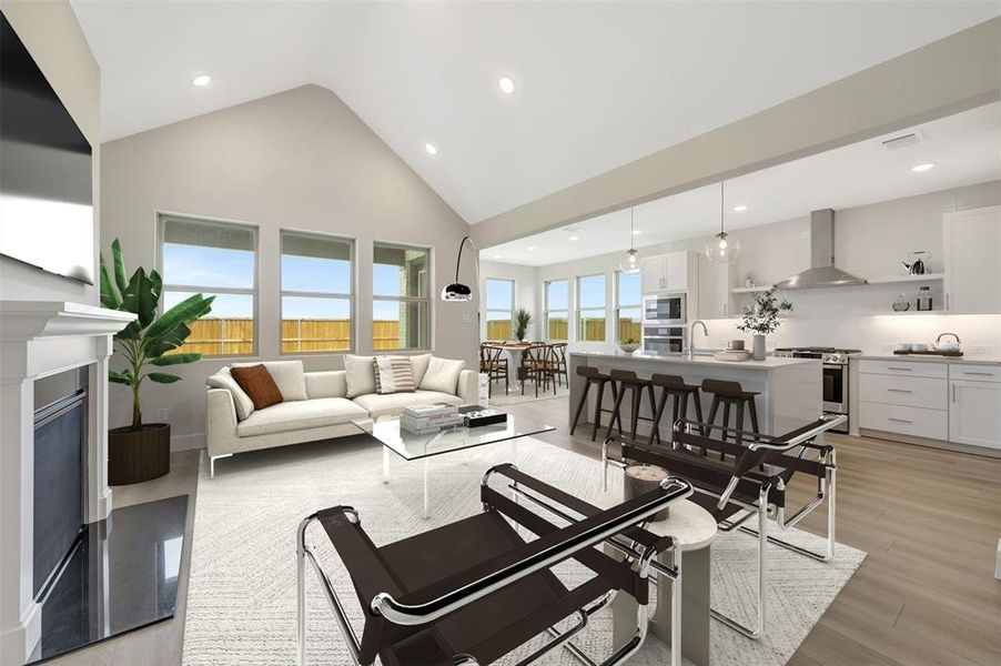 Furnished interior view inside a new home in Heritage Ranch, Sherman (Image 5).