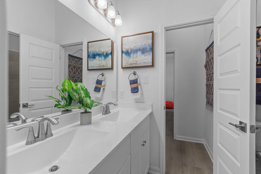 Representative furnished interior of a home built from the Teton by Beazer Homes in Comanche Ridge, San Antonio (Image 6). Representative furnished interior of a home built from the Teton by Beazer Homes in Comanche Ridge, San Antonio (Image 6).