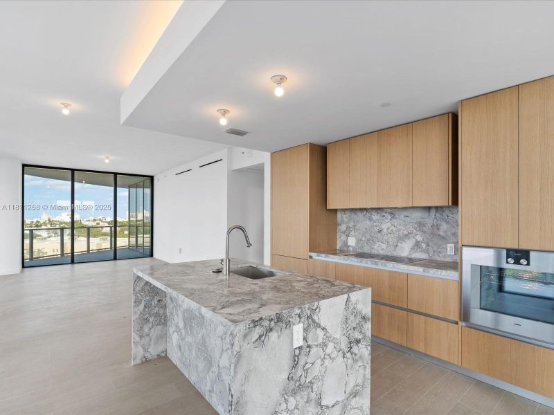 Furnished interior view inside a new home in Five Park, Miami Beach (Image 11). Furnished interior view inside a new home in Five Park, Miami Beach (Image 11).