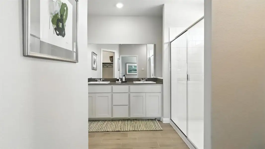 Furnished interior view inside a new home in The Canyons, Keene (Image 11).