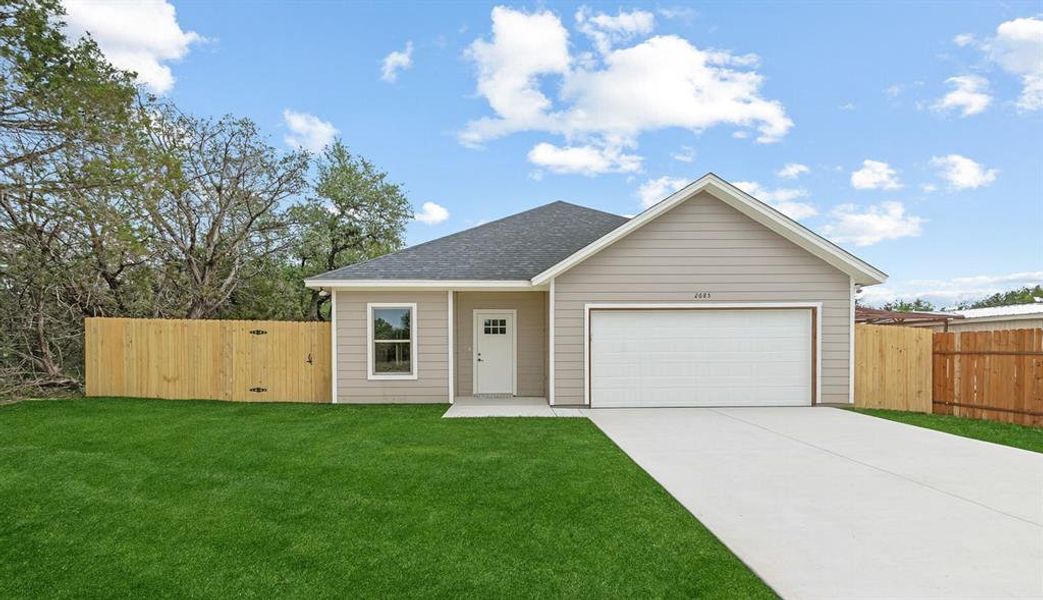 Grass will be installed prior to closing - Virtually staged