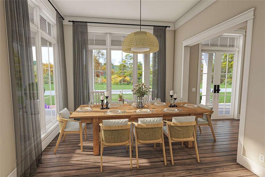 Furnished interior view inside a new home in , Maysville (Image 16).