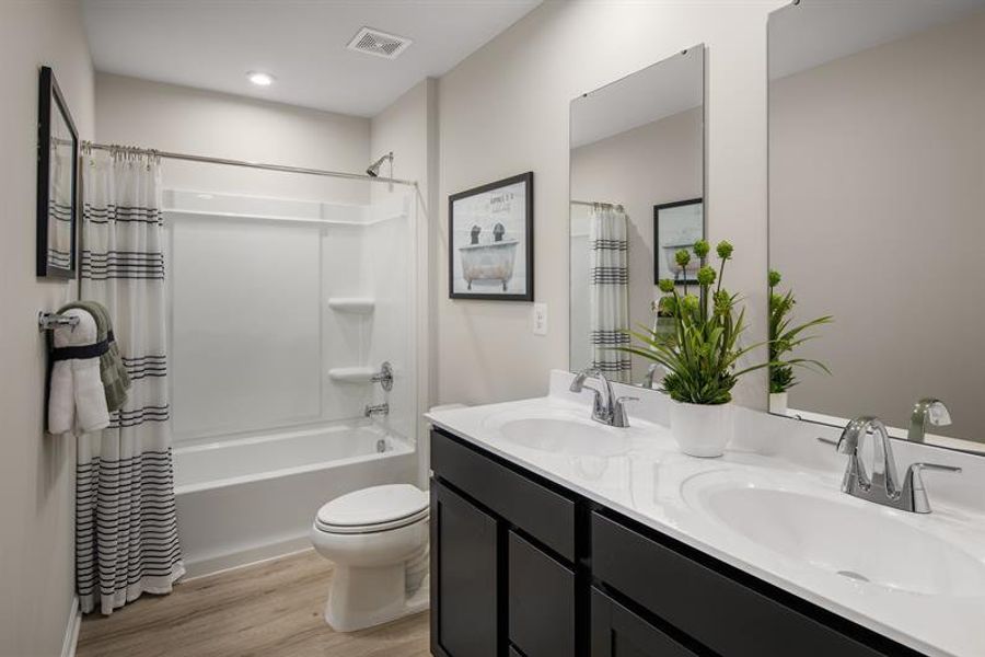 Furnished interior view inside a new home in Summertree, Stone Mountain (Image 15).