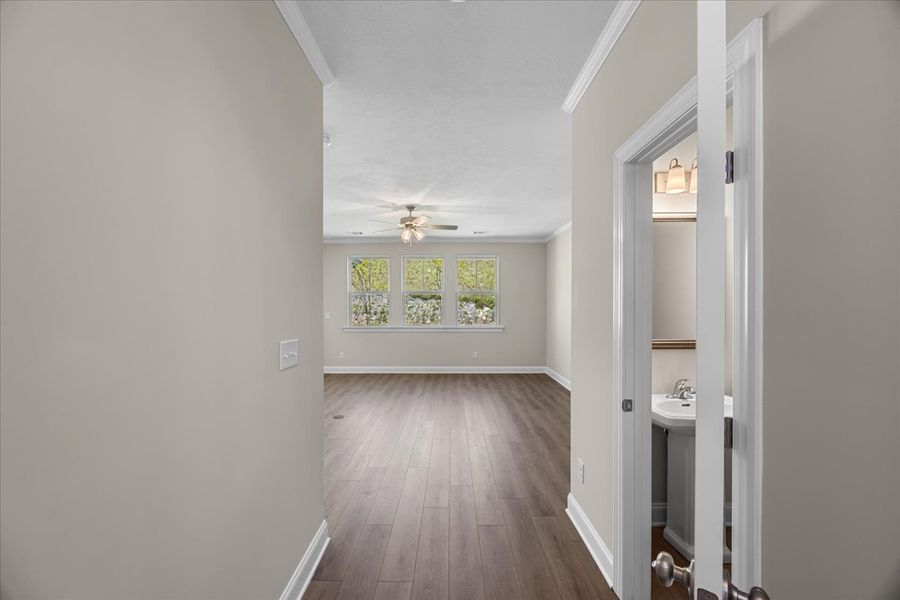Spacious, unfurnished interior of a new home in Forrest Bluff, North Augusta (Image 15). Spacious, unfurnished interior of a new home in Forrest Bluff, North Augusta (Image 15).
