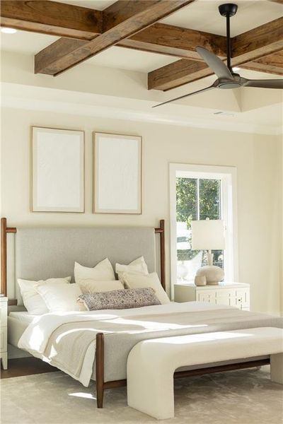 Furnished interior view inside a new home in , Atlanta (Image 9).