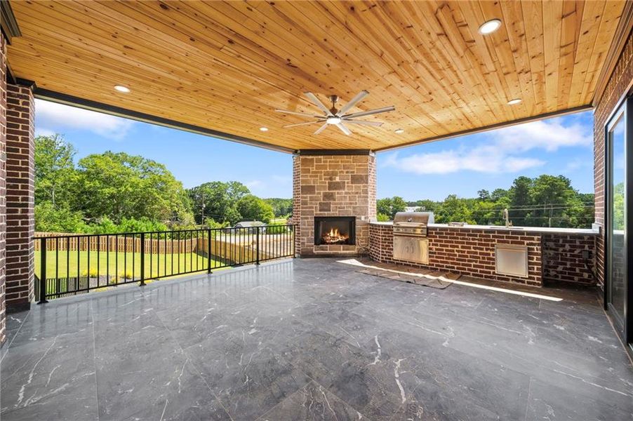 Exterior details and patio area of a home in , Buford (Image 29). Exterior details and patio area of a home in , Buford (Image 29).