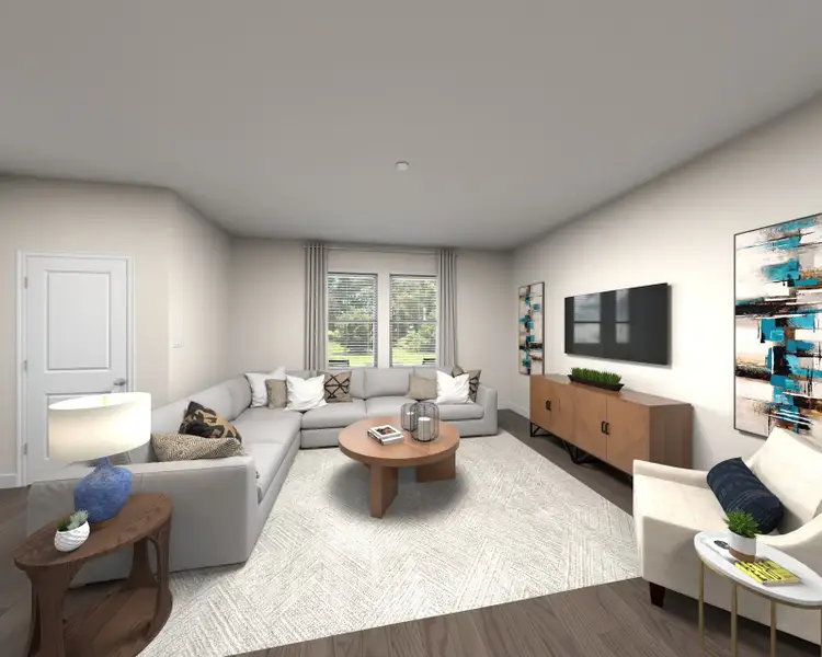Furnished interior view inside a new home in Crossrail Station, Mooresville (Image 3).