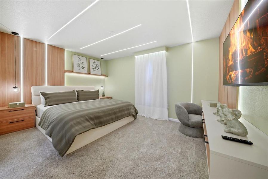 Furnished interior view inside a new home in Solara Resort, Kissimmee (Image 9).