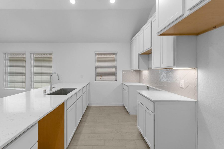 Furnished interior view inside a new home in Cypresswood Landing, Humble (Image 9).