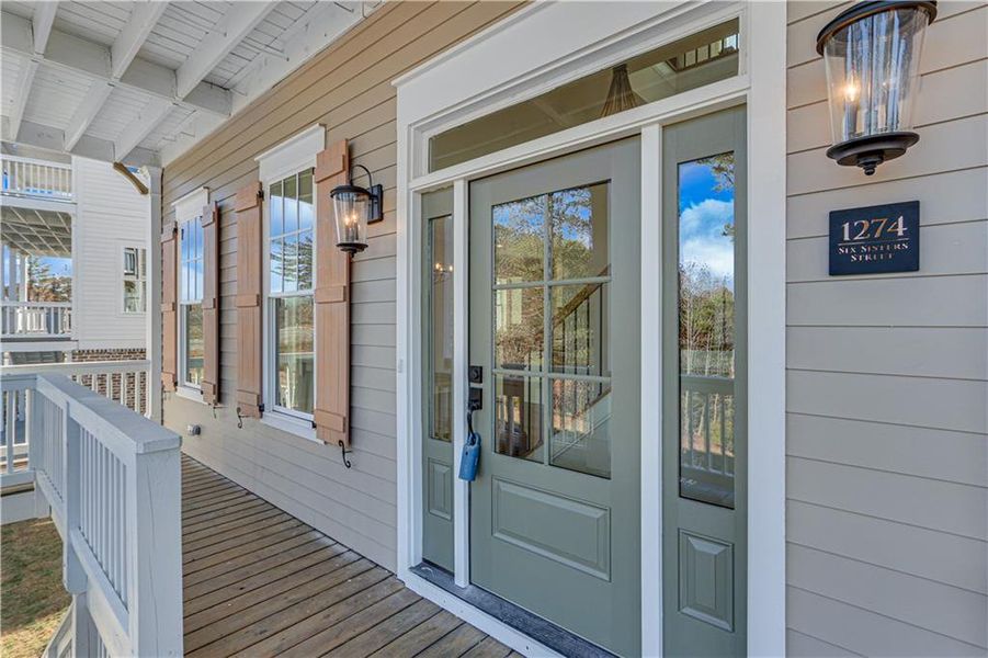 Exterior details and patio area of a home in , Dacula (Image 4).