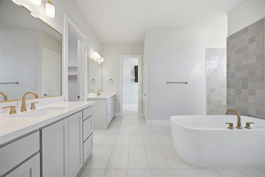 Furnished interior view inside a new home in Levante - 1 Acre Lots, Waxahachie (Image 11).