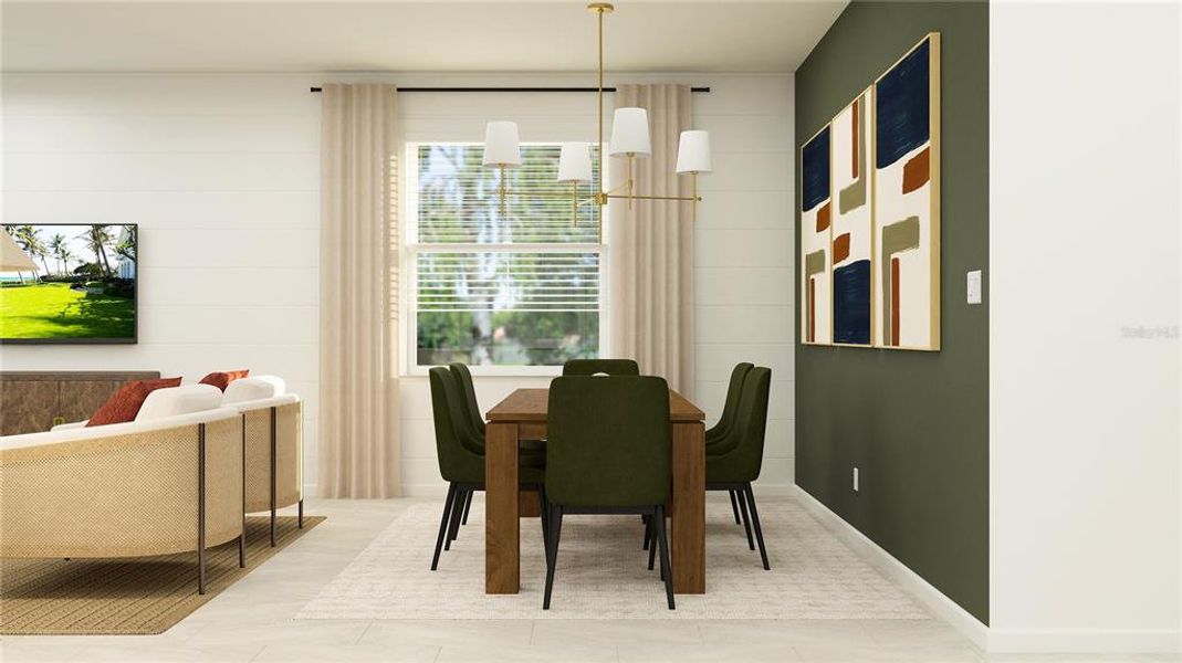 Furnished interior view inside a new home in Rye Ranch, Parrish (Image 5).