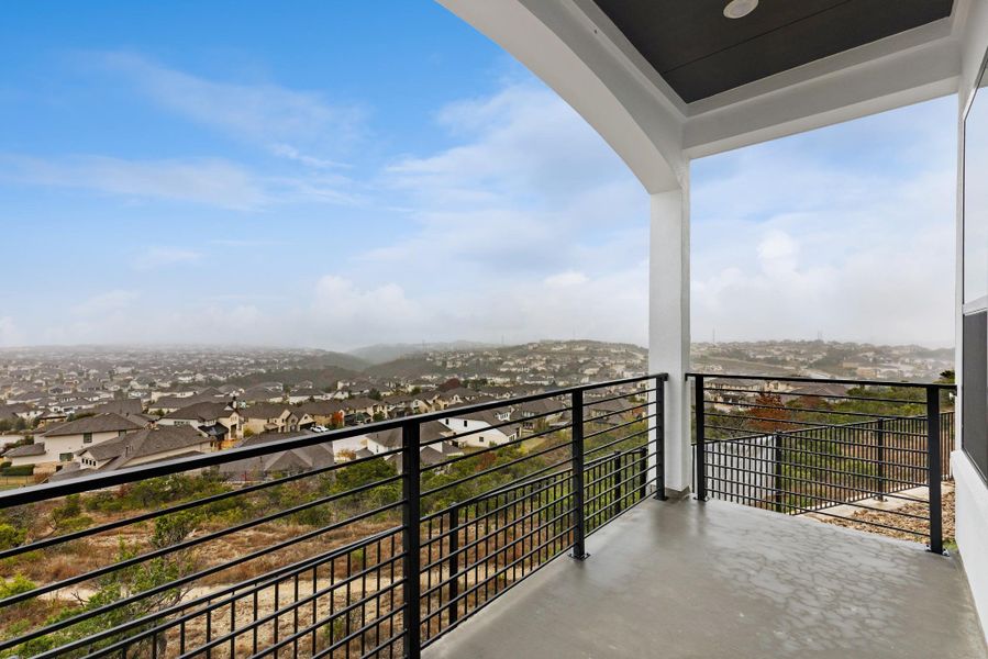 View from Covered Balcony