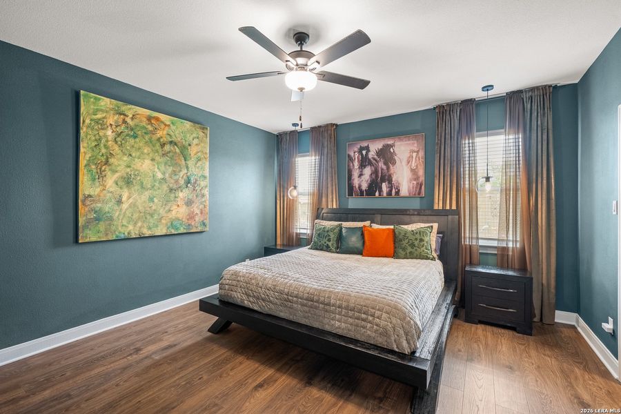 Furnished interior view inside a new home in Hightop Ridge, Converse (Image 7).