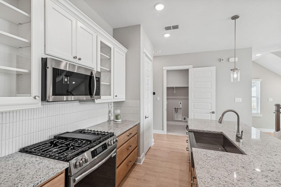 Furnished interior view inside a new home in Retreat at Oak Park, Houston (Image 5).