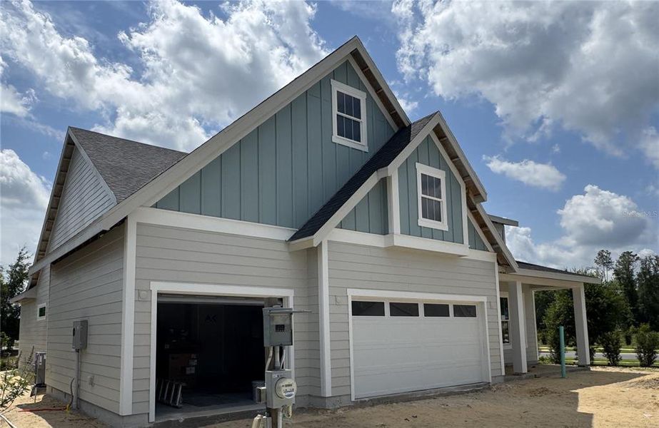 In-progress construction of a new home in Laureate Village, Newberry, FL (Image 46).