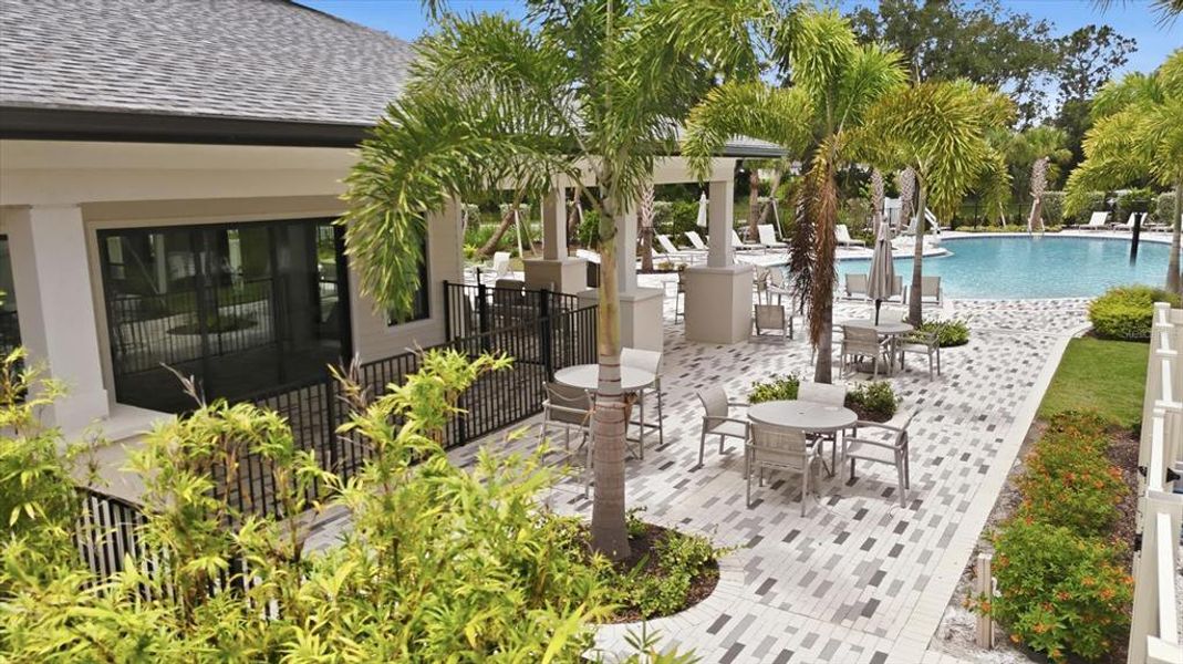 Exterior details and patio area of a home in , Parrish (Image 23).